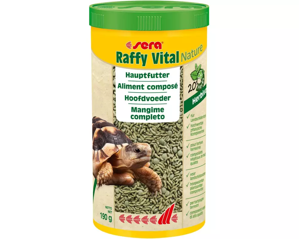 sera Hauptfutter Raffy Vital Nature, 1000 ml, 190g