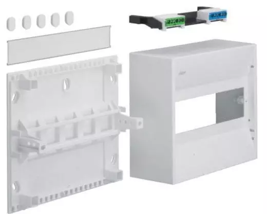 Hager Kleinverteiler Gamma, 10PLE IP30 1xPE 1xN