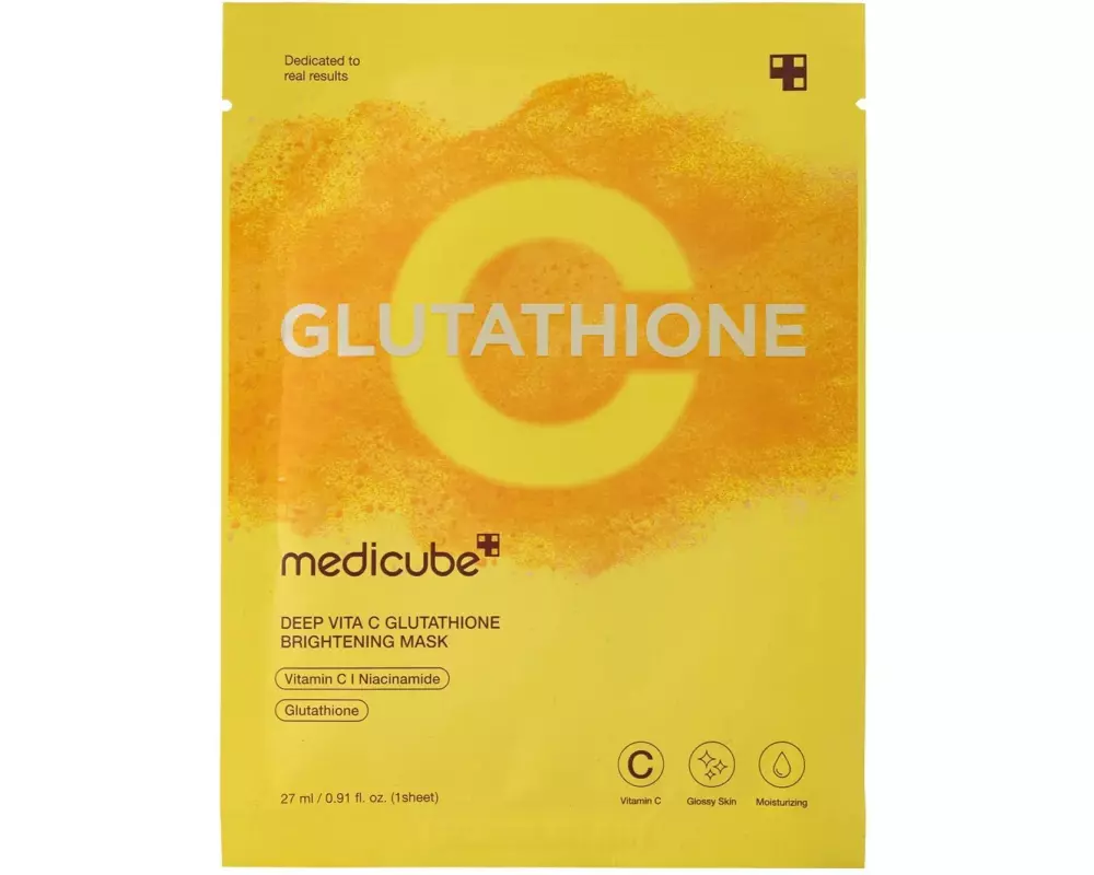 medicube Gesichtsmaske Deep Vita C und Glutathion, aufhellend