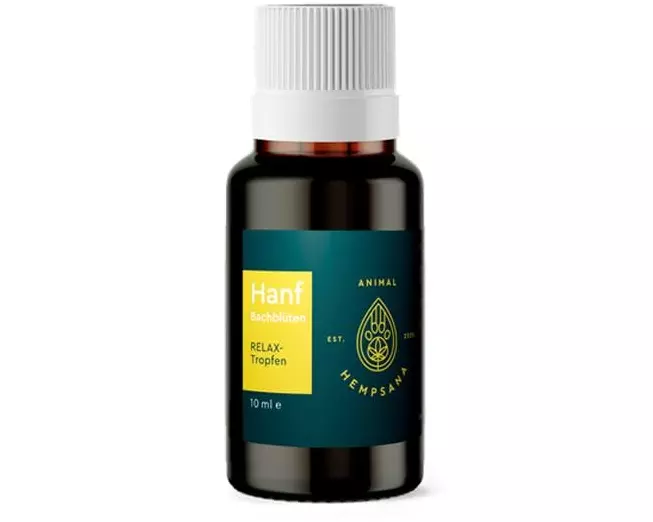 Hempsana Hunde-Nahrungsergänzung Animal CBD Bachblüten, 10 ml