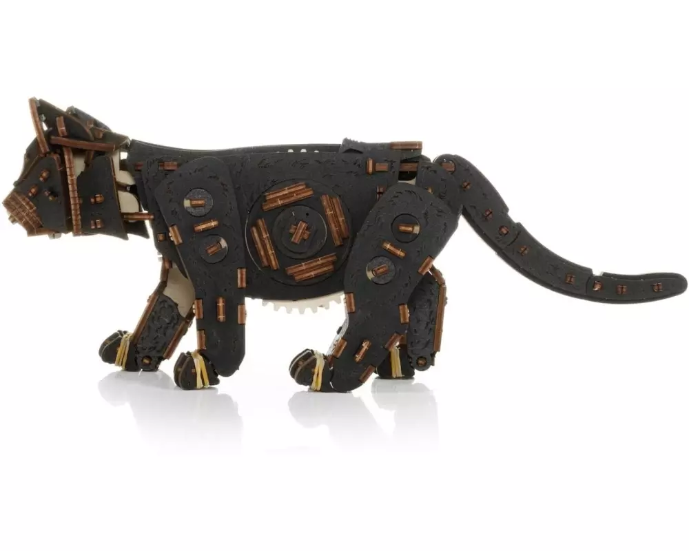 Eco-Wood-Art Bausatz Kätzchen Schwarz