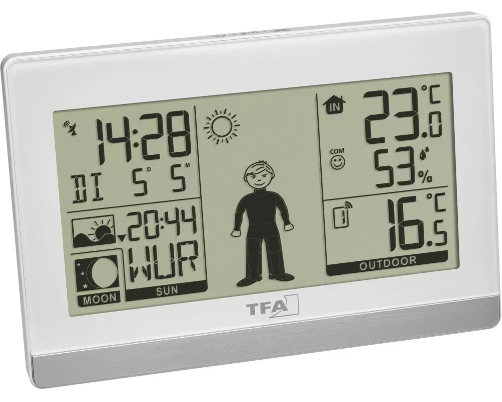 TFA Dostmann Wetterstation Weather Boy Schwarz