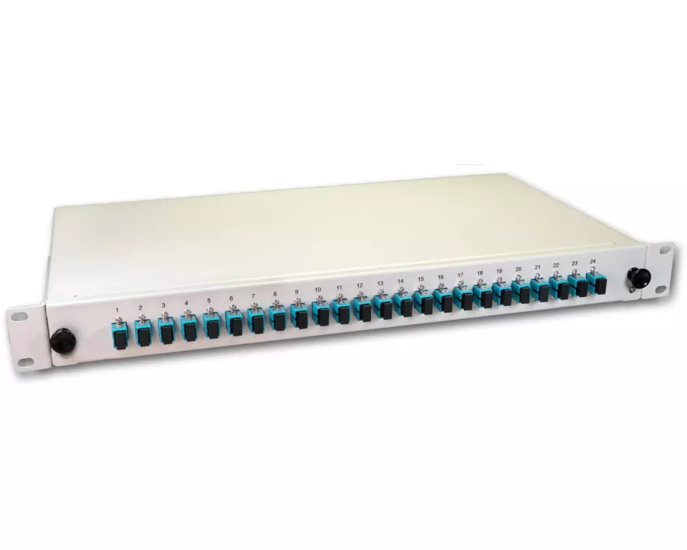 Lightwin Spleissbox 24 Fasern, 24x SC Multimode, 50/125µm OM3 Pigtail