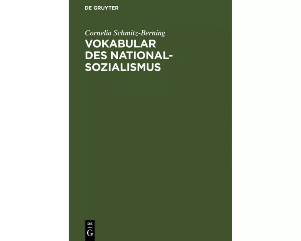 Vokabular des Nationalsozialismus
