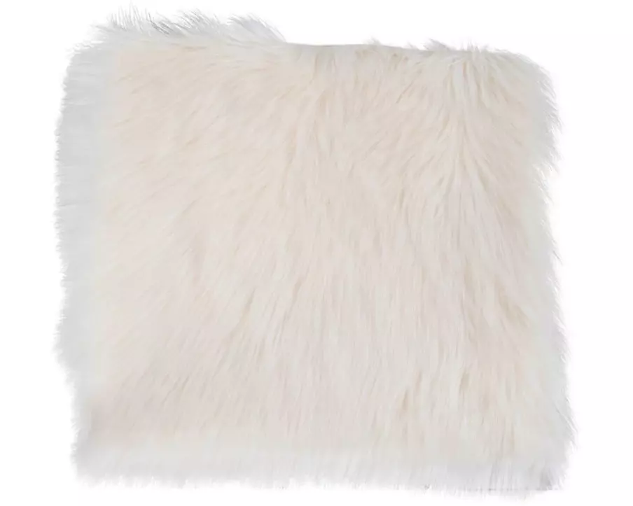 House Nordic Pelzimitat 40 x 40 cm, Ivory