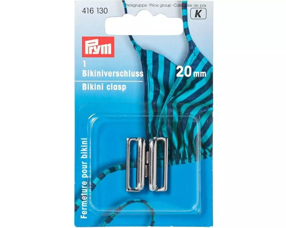 Prym Bikini/Gürtelverschluss 20 mm, 1 Stück