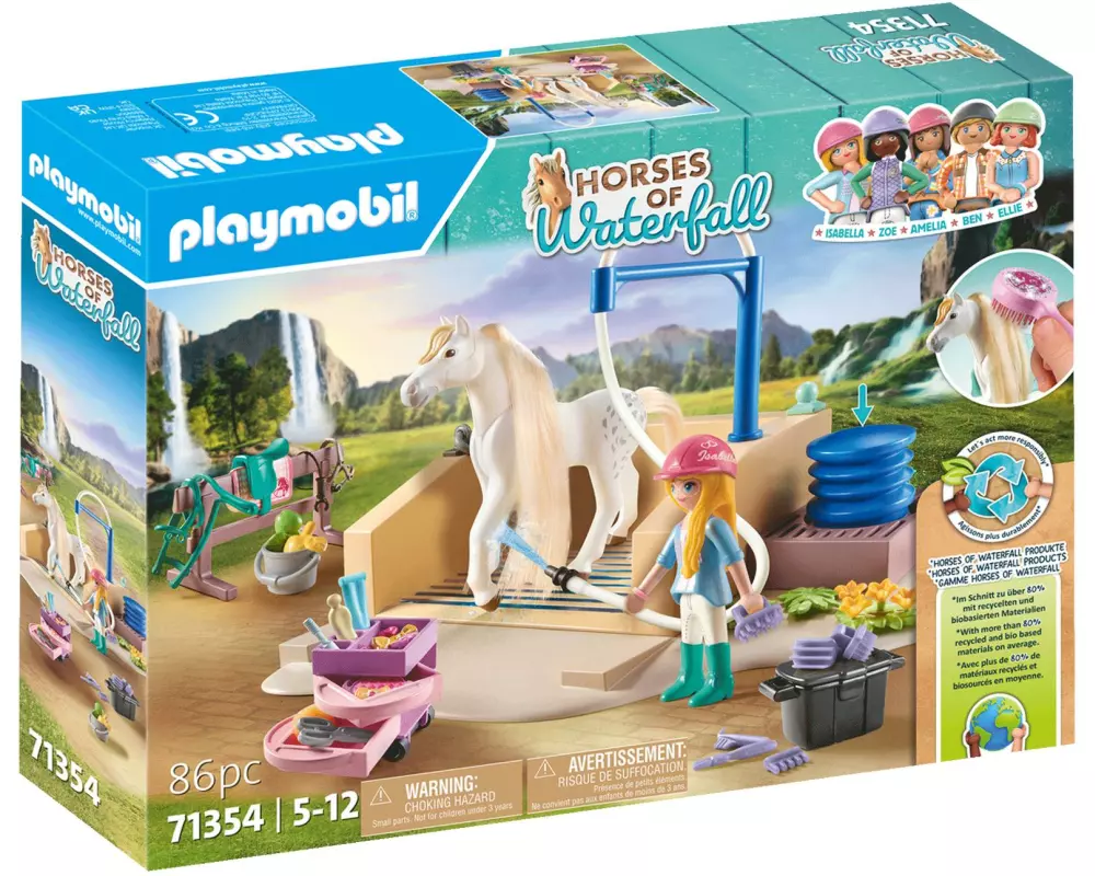 Playmobil Horses of Waterfall Isabella & Lioness mit Waschplatz 71354