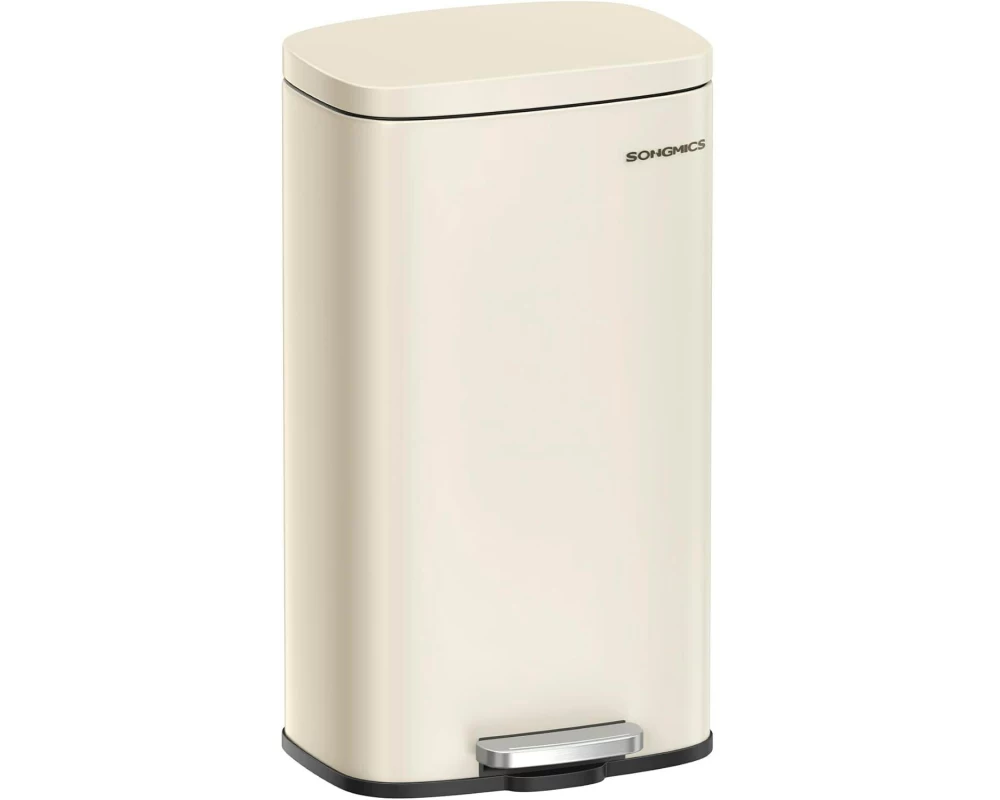 Songmics Abfalleimer 30 l, Sand