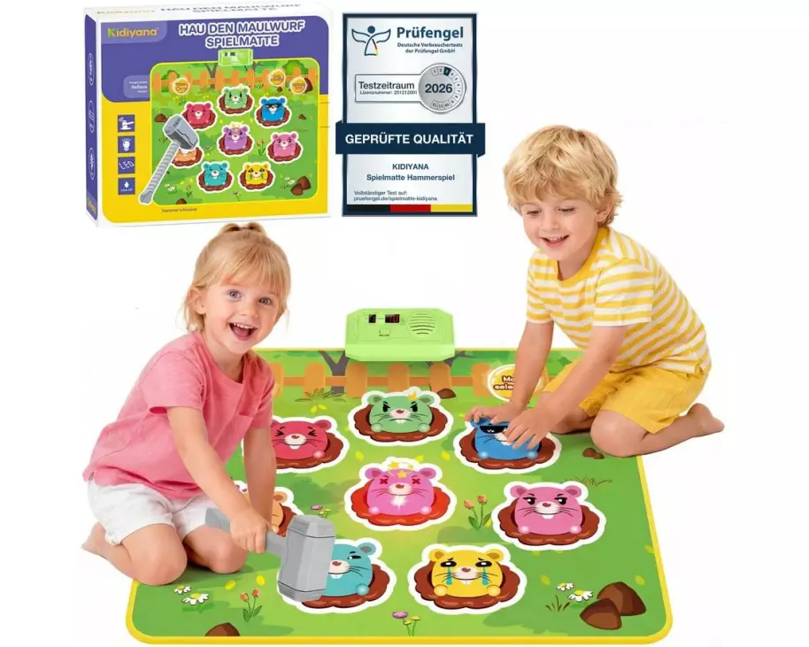 Kidiyana Schlag-Spielmatte Maulwurf