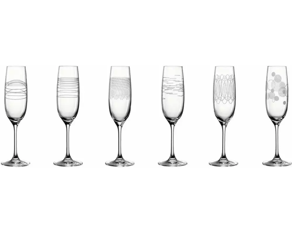 Leonardo Sektglas Casella 190 ml, 6 Stück, Transparent