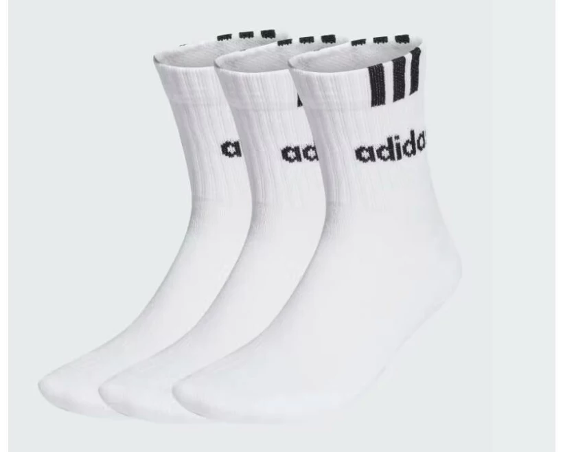 adidas Socken 3 Streifen Linear 37-39, white