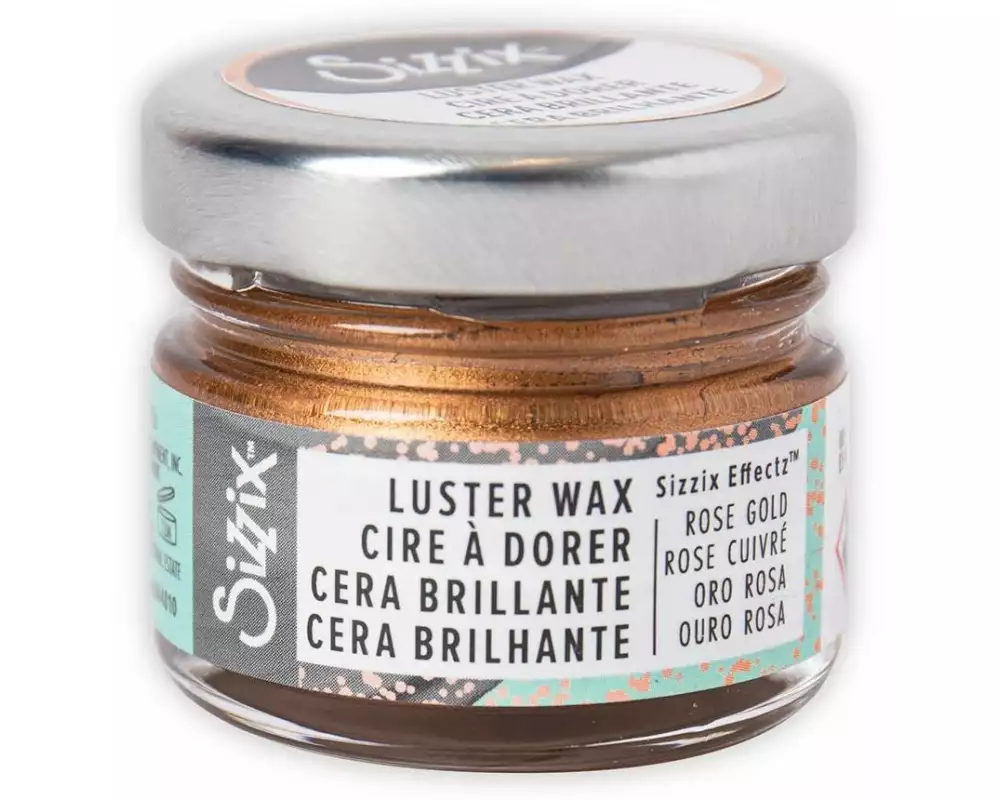Sizzix Glanzwachs Roségold 20 ml
