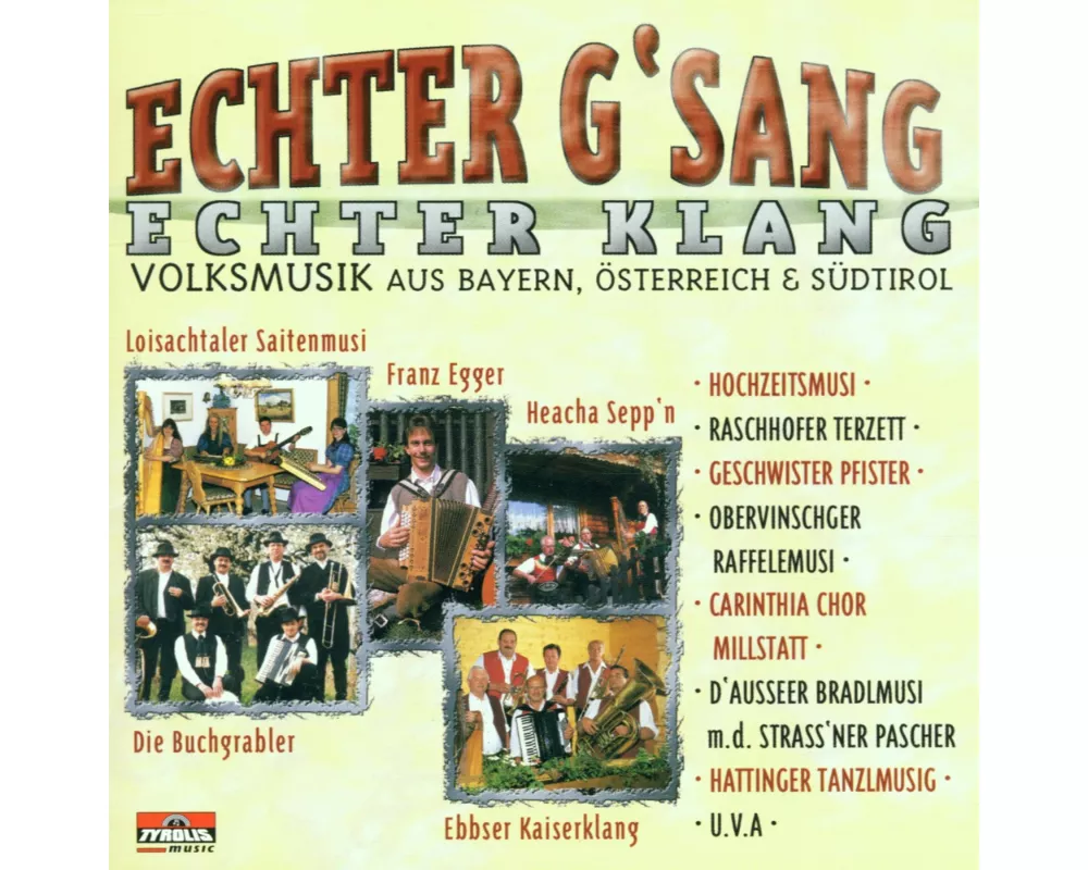 Echter Gsang,echter Klang
