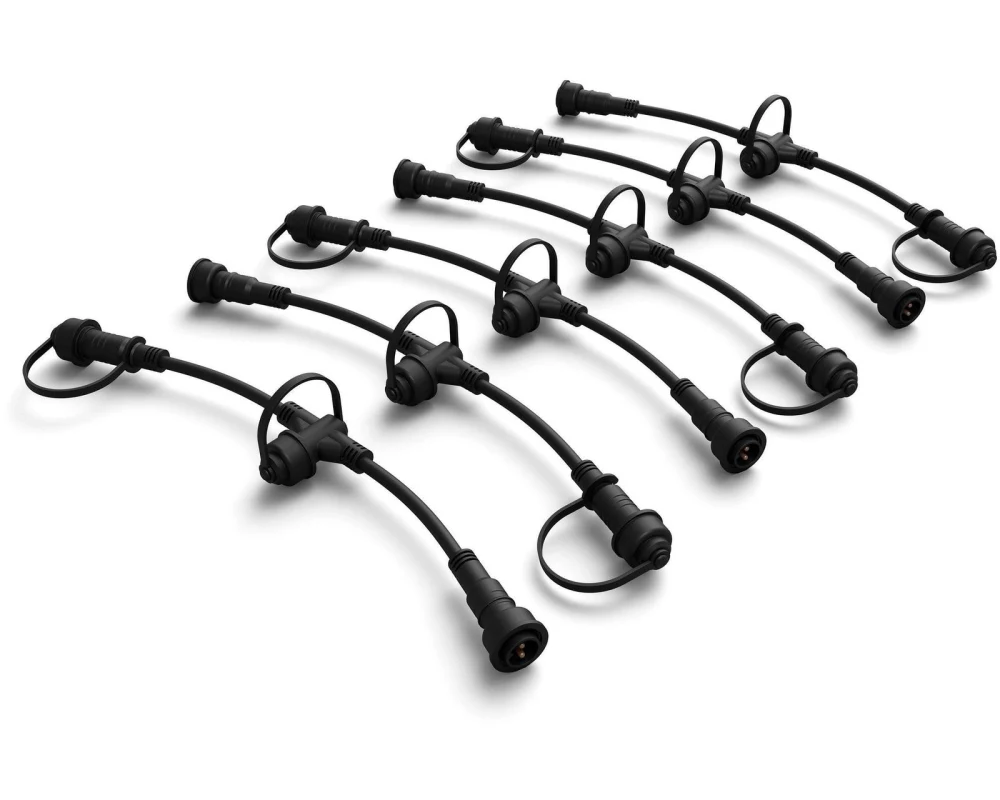 Philips Outdoor Niedervolt Verbindungskabel 6 Stk.