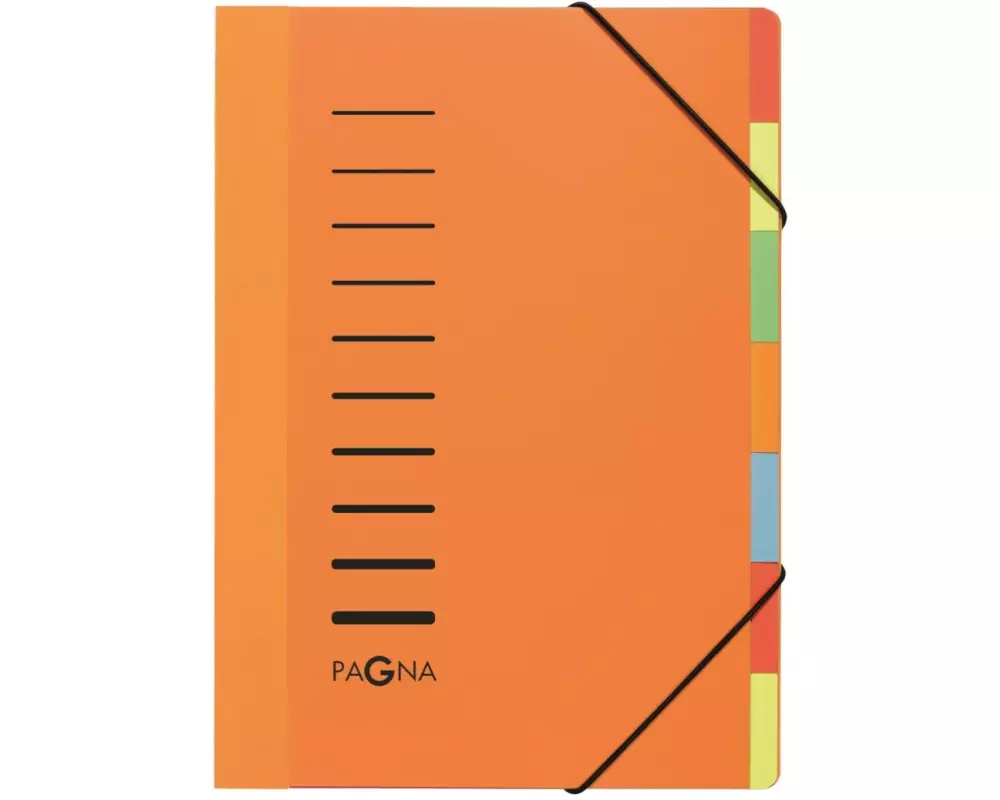 Pagna Ordnungsmappe Trend mit 7 Fächer, Orange