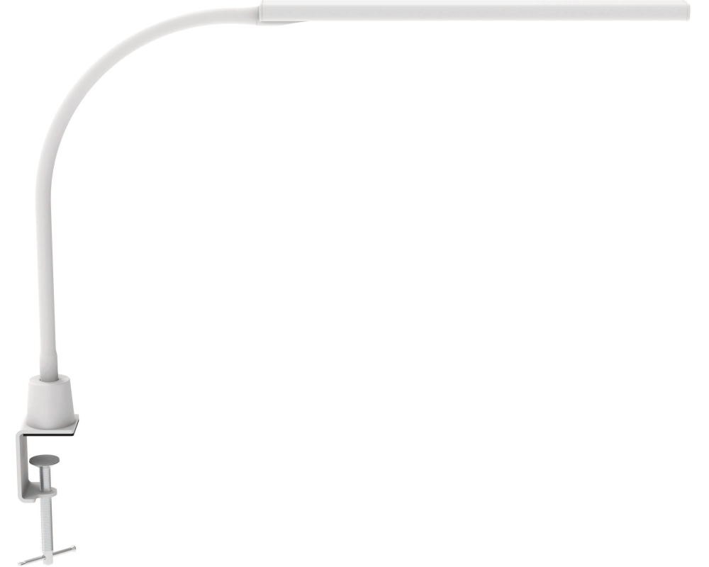 MAUL LED-Tischleuchte MAULpirro 8202602 weiss, dimmbar, Klemmfuss