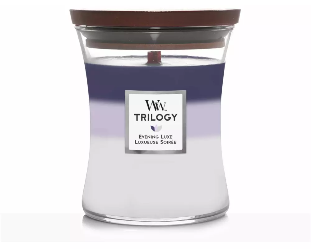 Woodwick Duftkerze Luxe Trilogy Medium Jar