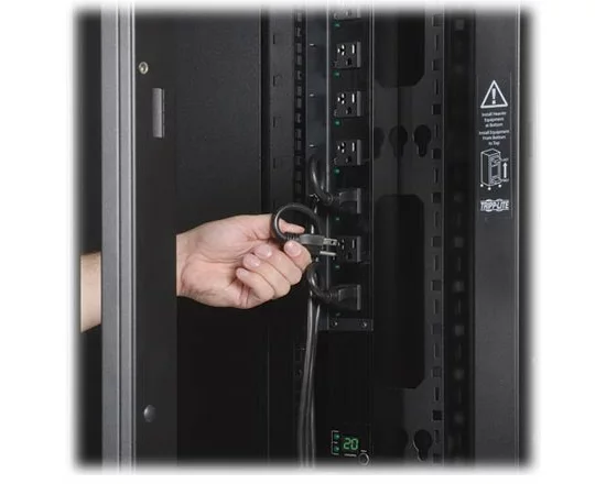 EATON TRIPPLITE 45U SmartRack, Shallow-Depth, Rack Enclosure Cabinet, with doors & side panels