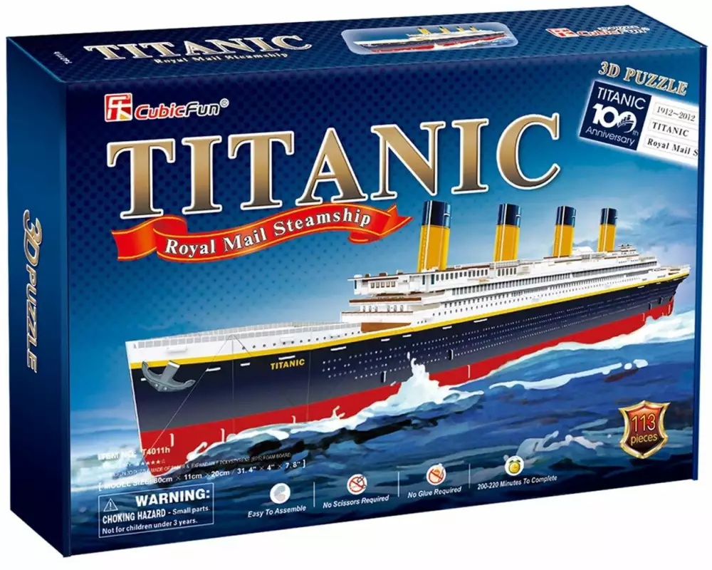 CubicFun 3D Puzzle Titanic 113 Teile