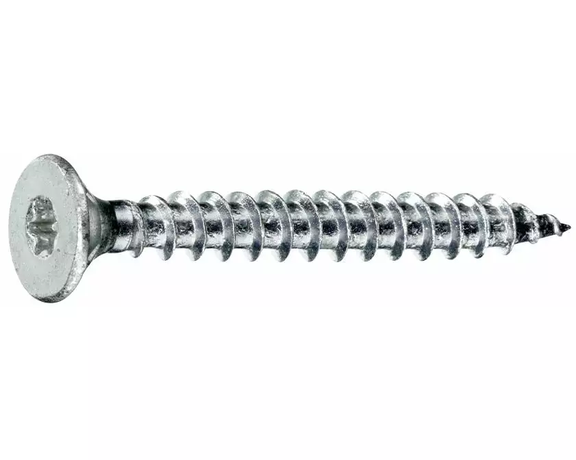 STRUCT Spanplattenschrauben Senkkopf 3 x 25 mm Stahl, 22 Stück