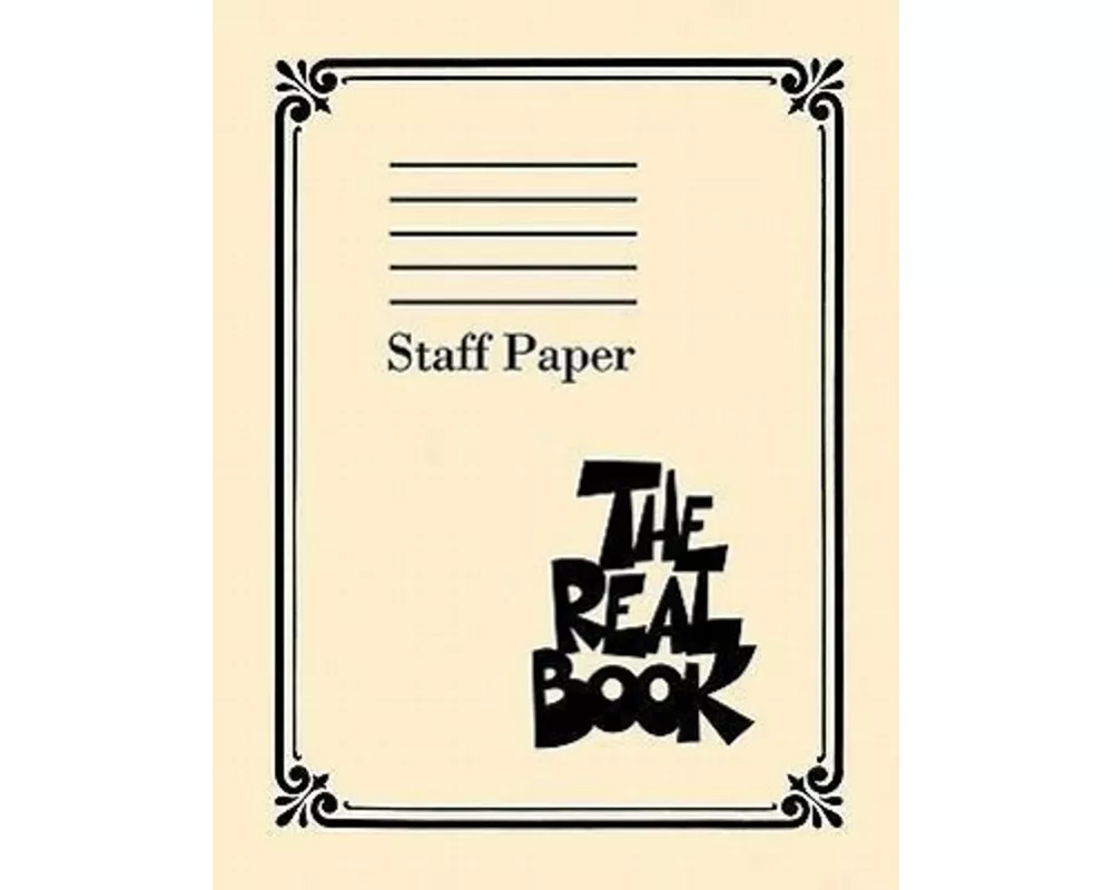 The Real Book Staff Paper 400 Pages of Perforated Manuscript Paper with 9 Staves Per Page Ideal for Composers Songwriters and Music Students Hal Leona