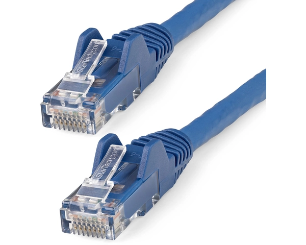 StarTech.com 5m CAT6 Ethernet Cable, LSZH (Low Smoke Zero Halogen), 10 GbE Snagless 100W PoE UTP RJ45 Blue CAT 6 Network Patch Cord, ETL