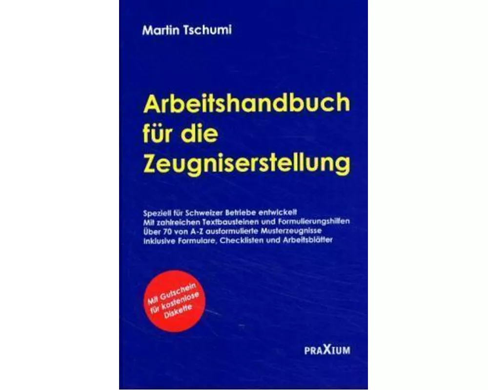 Arbeitshandbuch für die Zeugniserstellung