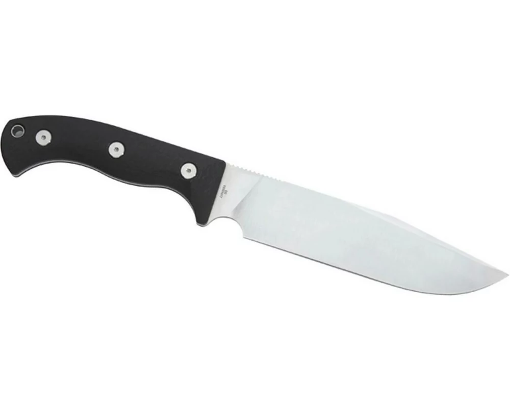 Herbertz Camp- und Outdoormesser D2 schwarz G10