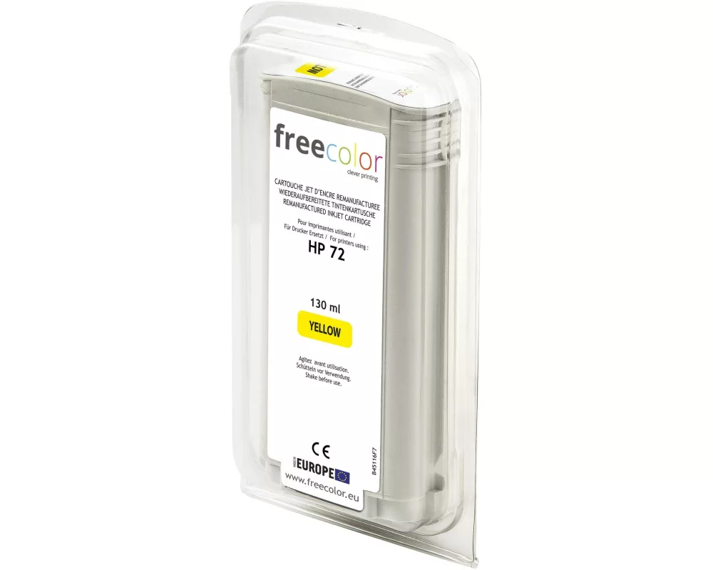 Freecolor Tinte HP 72 Yellow