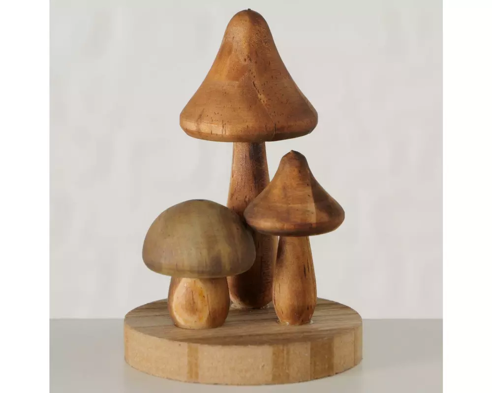 Boltze Aufsteller Pilzano 5.5 x 8.5 cm, Braun