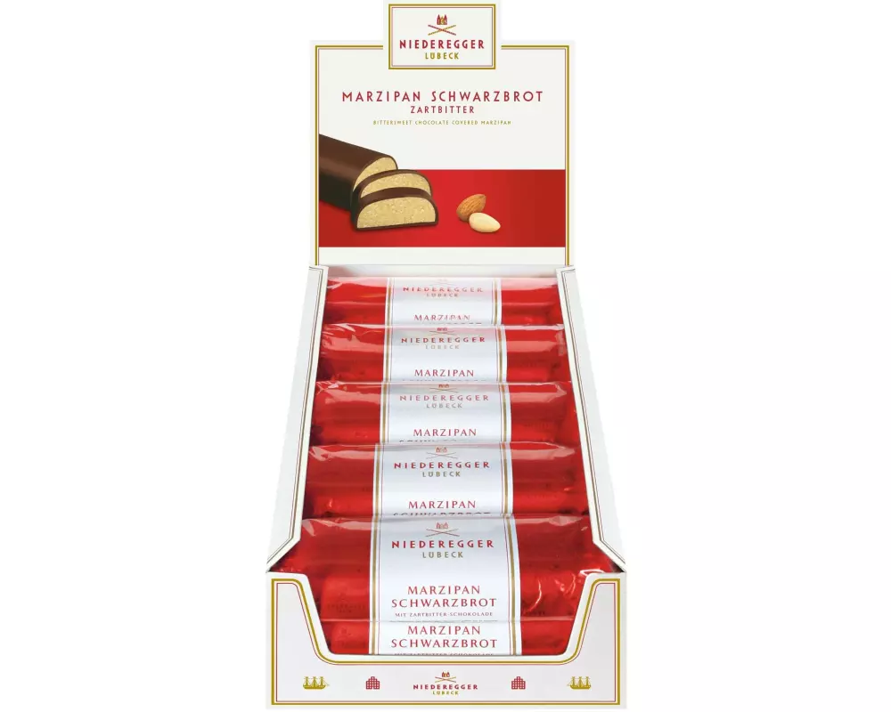 Niederegger Marzipan Schwarzbrot mit Zartbitterschokolade 125 g