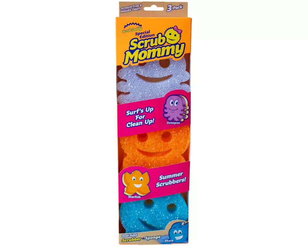 Scrub Daddy Schwamm Sommeredition, 3 Stück