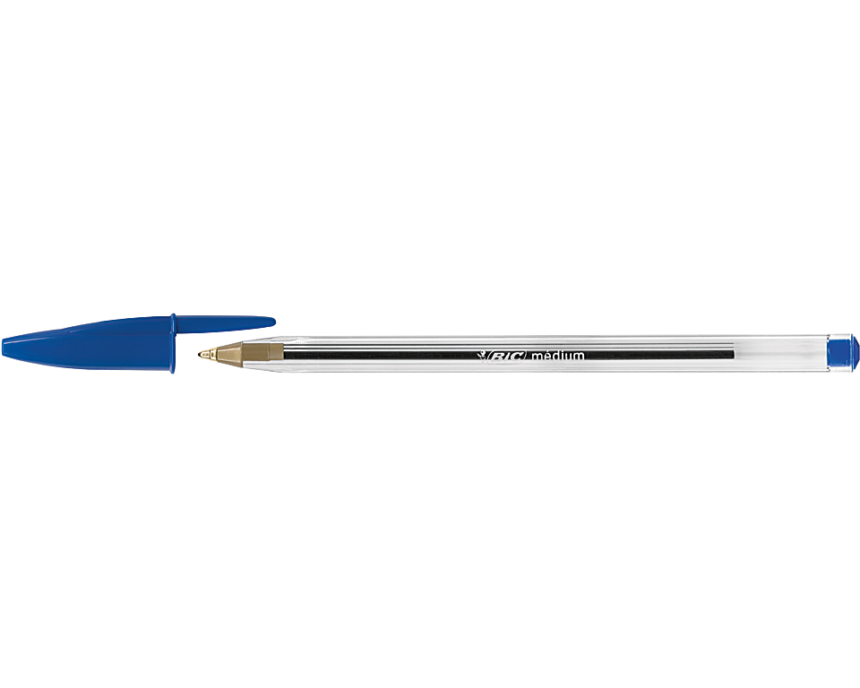 BIC Kugelschreiber Cristal NF 1mm 516332 blau 4 Stück