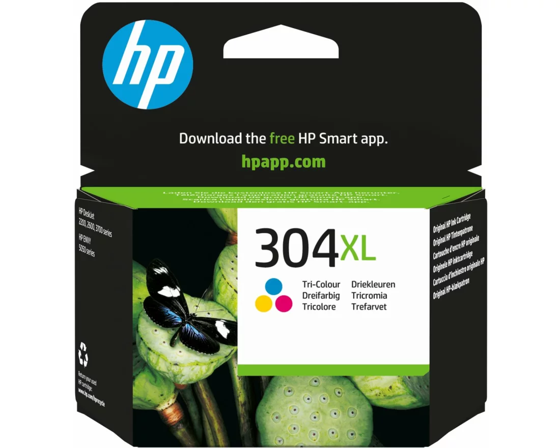 HP 304XL Original Ink Cartridge tri-color 300 Pages