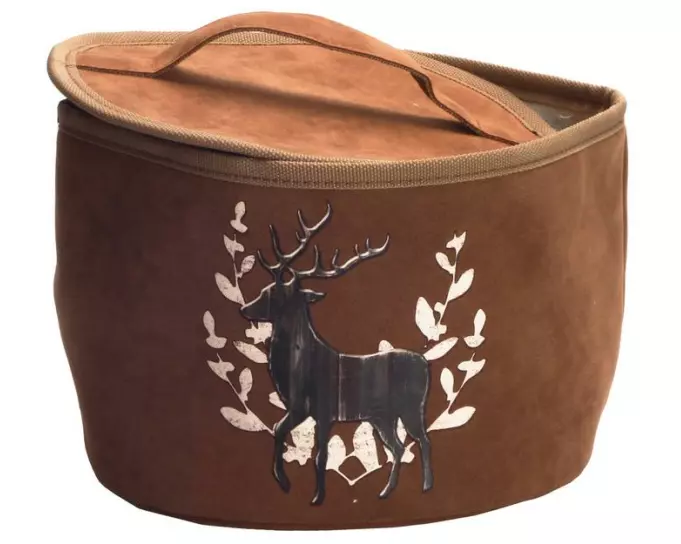 Nouvel Kartoffelkorb Hirsch-Classic, Braun, 21 x 21 x 14 cm