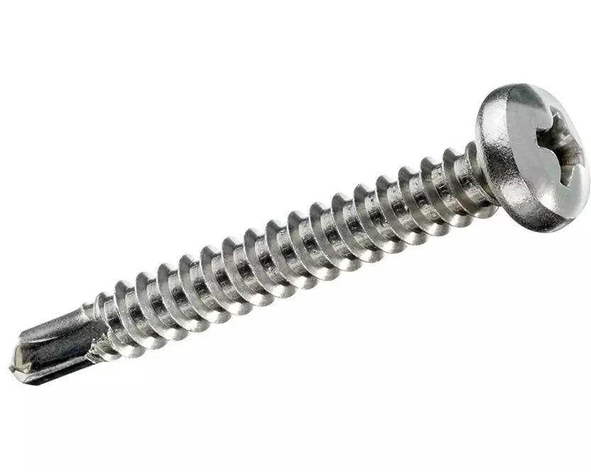 STRUCT Selbstbohrschrauben Linsenkopf 6.3 x 50 mm Stahl, 4 Stück