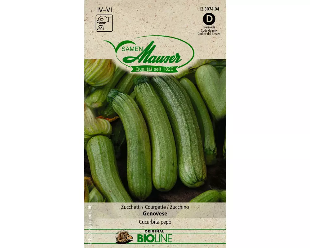 Samen Mauser Samen BIO Zucchetti Genovese