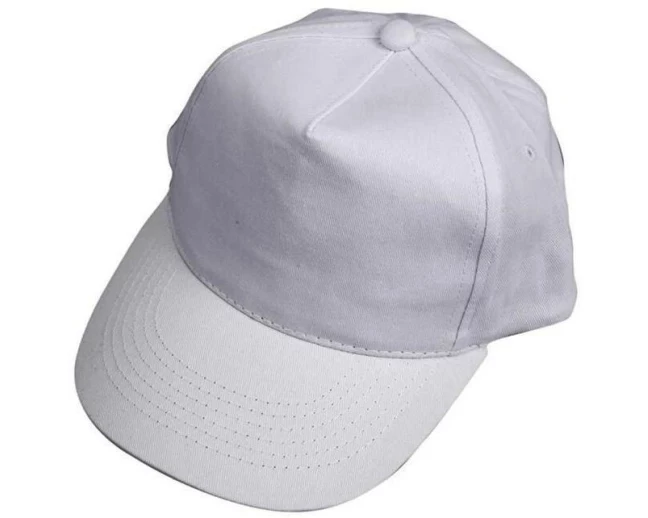 Creativ Company Baseball-Cap 49.5-56 cm Baumwolle, Weiss
