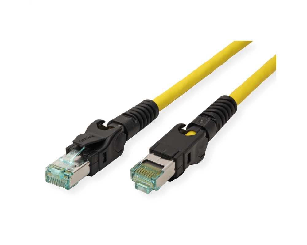 EasyLan VarioBoot Patchkabel Cat.6A, S/FTP, gelb, 2 m