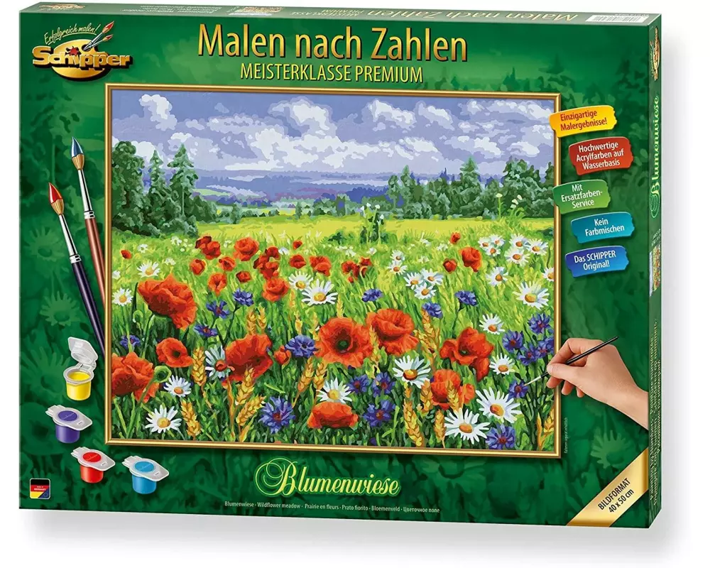 Schipper Malen nach Zahlen Blumenwiese