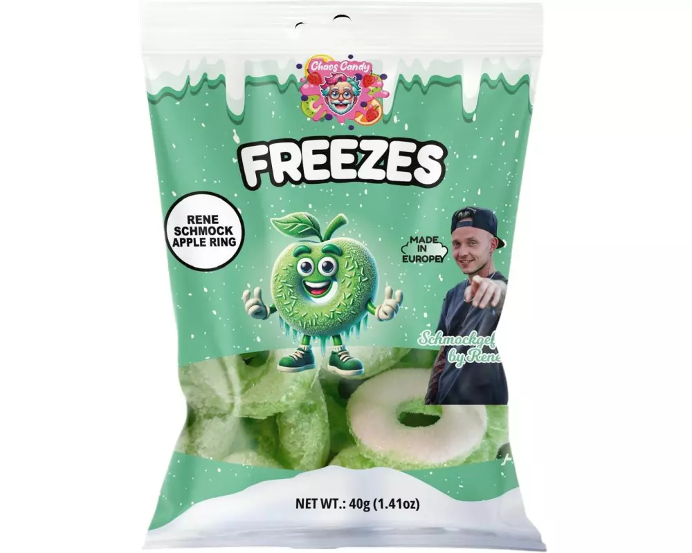 Freezes Gummibonbons Apple Rings gefriergetrocknet 40 g