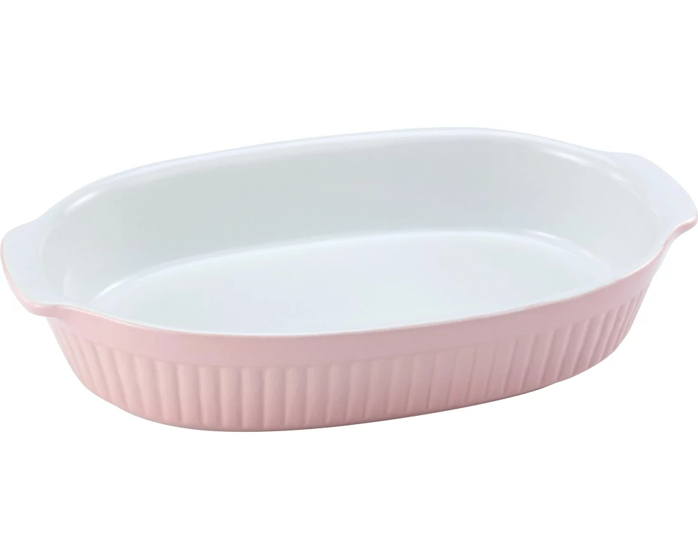 creaTable Auflaufform Oval, Rosé