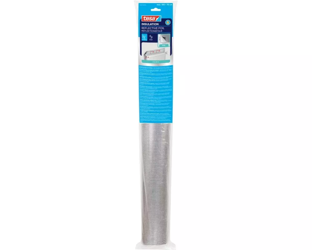 tesa Heizkörper-Reflektorfolie Schaumstoff Silber 1000 x 700 mm