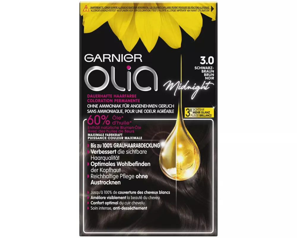 Garnier Haarcoloration Olia 3.0 Schwarz-Braun