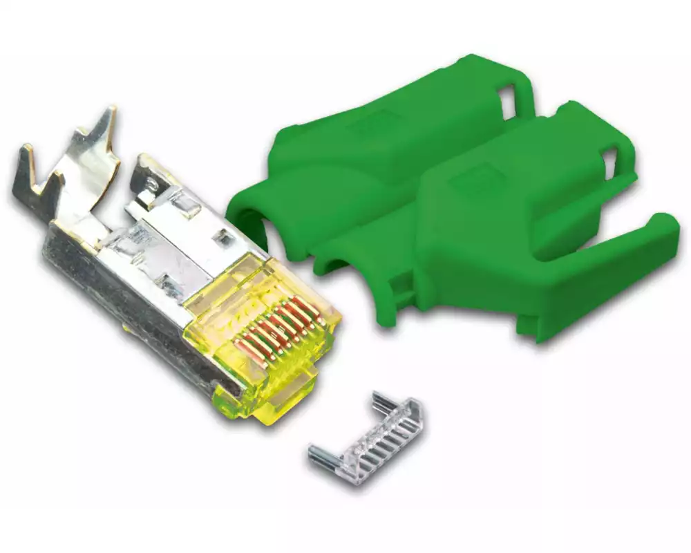 Wirewin Stecker RJ45 Hirose TM31 50 Stück, Grün