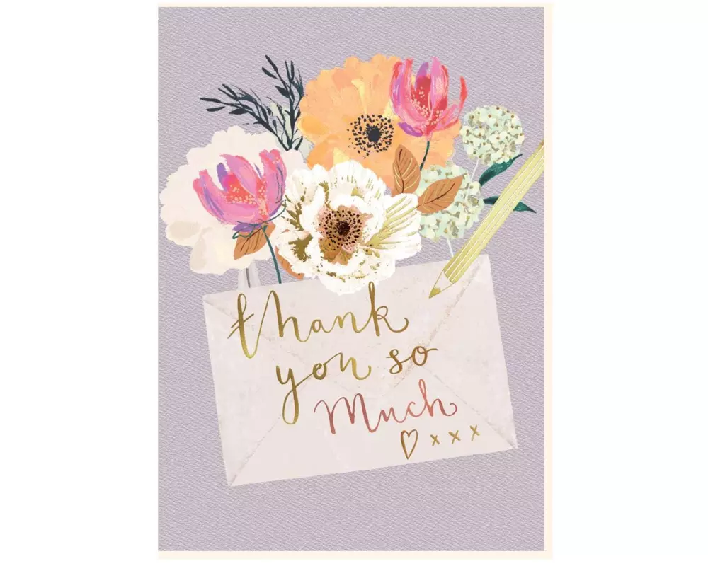 Cart Dankeskarte Thank you so much.. 12 x 17 cm