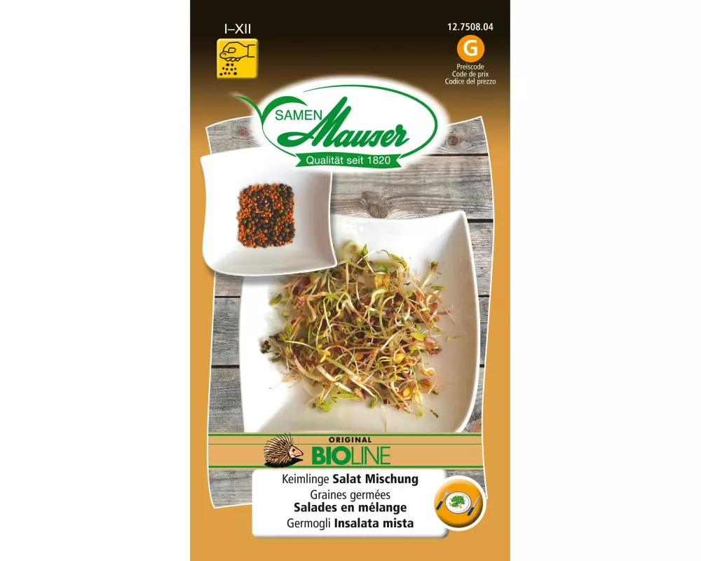 Samen Mauser Samen Keimlinge Salat Mischung