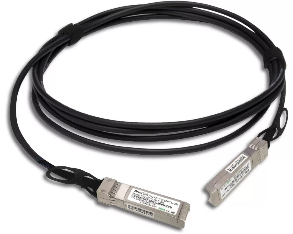DrayTek Direct Attach Kabel v10GDAC-1m-DE-AT-CH SFP+/SFP+ 1 m