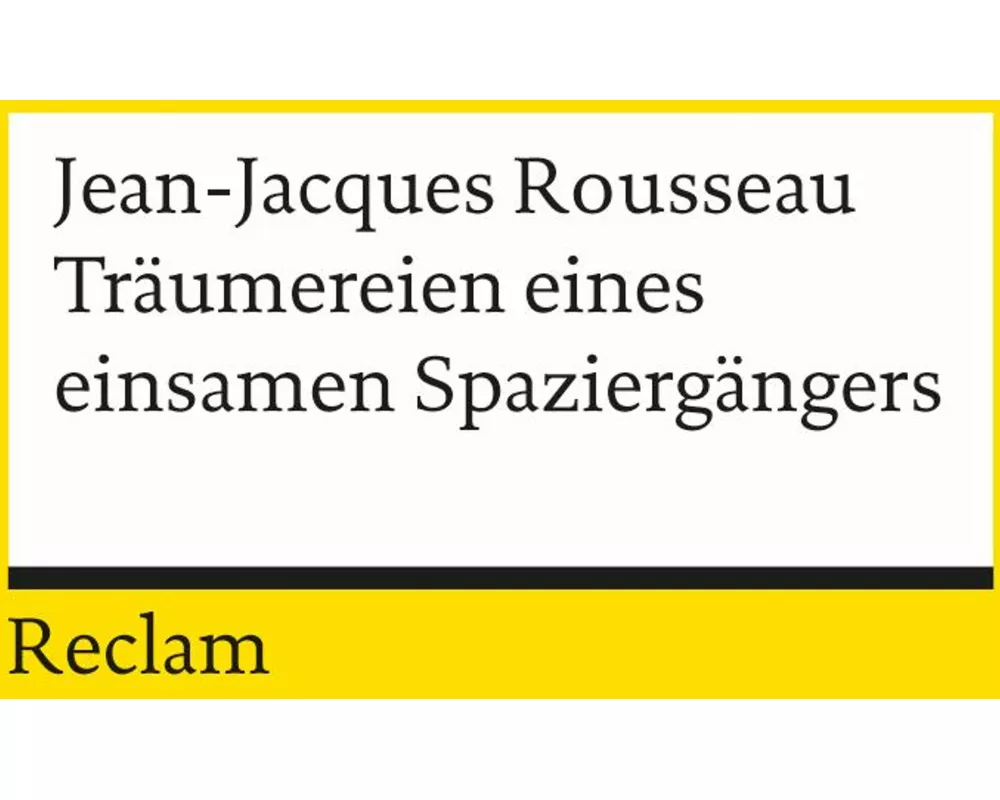 Träumereien eines einsamen Spaziergängers