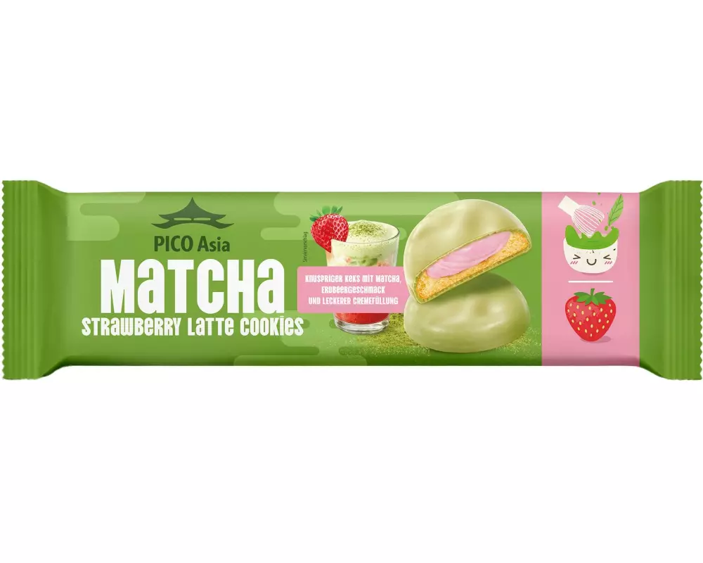 Pico Food COOKIES MATCHA STRAWBERRY 128 g